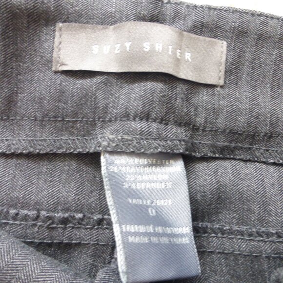 SUZY SHIER dark gray dress pants - Picture 7 of 12